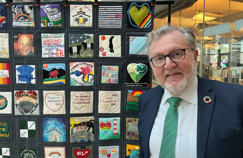 Parliamentary Covid Memorial Quilt 