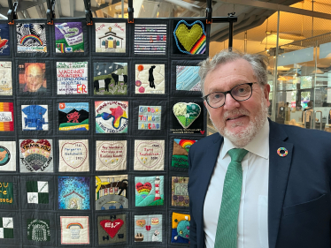 Parliamentary Covid Memorial Quilt 